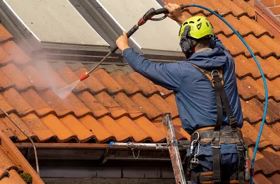 Démoussage et hydrofuge de toiture à Hôpital